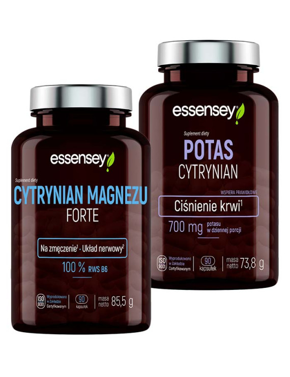 Cytrynian Magnezu Forte i Potas Cytrynian