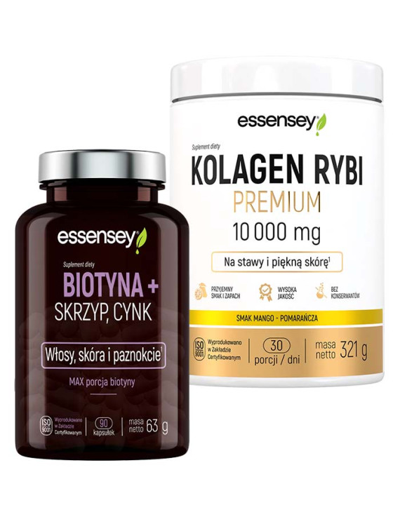 Kolagen Rybi Premium i Biotyna od Essensey