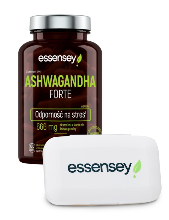 Essensey Ashwagandha Forte + Pillbox | Essensey | Stres Essensey Ashwagandha Forte + Pillbox | Essensey | Stres