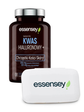 Kwas hialuronowy + Pillbox | Essensey | Skóra paznokcie stawy