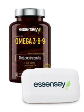 Omega 3-6-9 + Pillbox | Essensey | Na serce Mózg