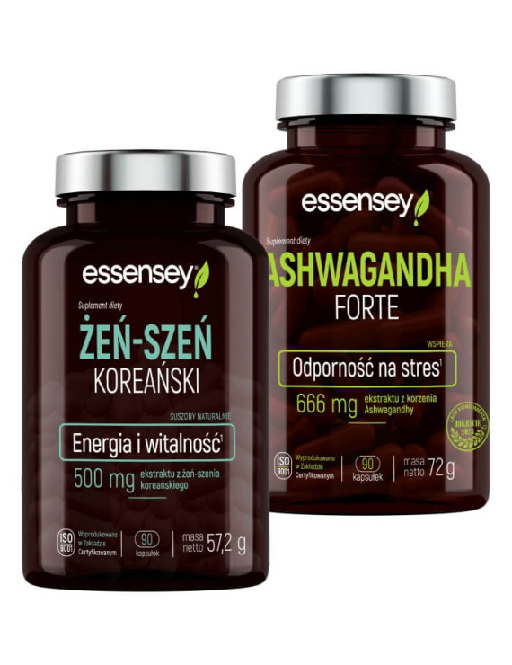 Kluczowe Adaptogeny w zestawie | Essensey | Adaptogeny Kluczowe Adaptogeny w zestawie | Essensey | Adaptogeny