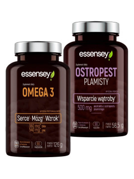 Omega 3 i Ostropest Plamisty | Essensey | Serce i wątroba
