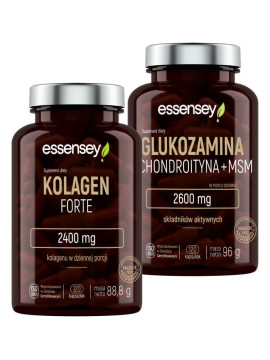 Zestaw Kolagen i Glukozamina | Essensey | Suplementy na stawy