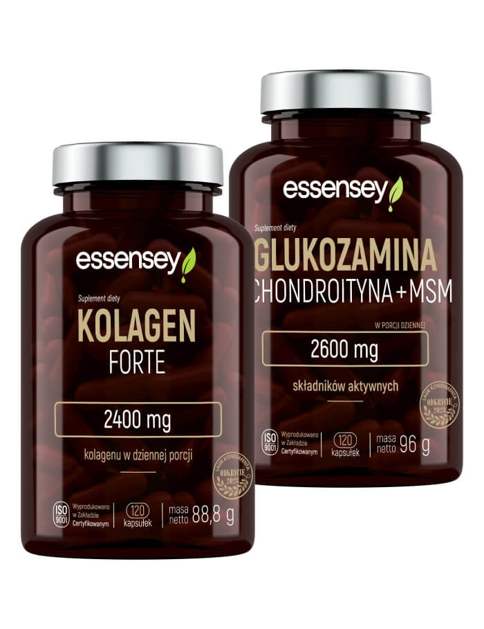 Zestaw Kolagen i Glukozamina | Essensey | Suplementy na stawy