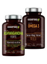 Ashwagandha Forte i Omega 3 | Essensey | Wzrok Serce Mózg i Stres