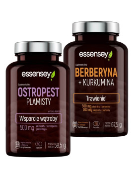 Berberyna + Kurkumina i Ostropest Plamisty | Essensey | Wątroba