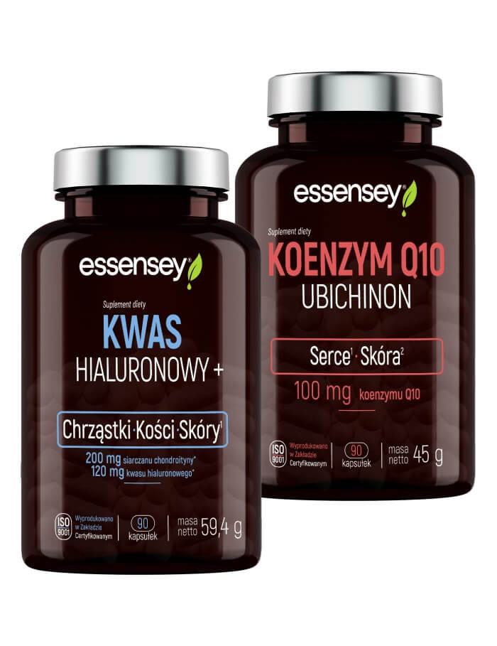 Kwas hialuronowy + Koenzym Q10 Ubichinon | Essensey | Skóra serce