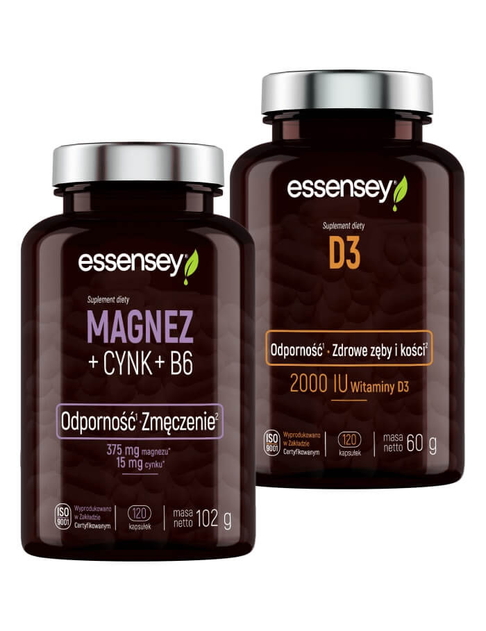 Magnez + Cynk + B6 i Witamina D3