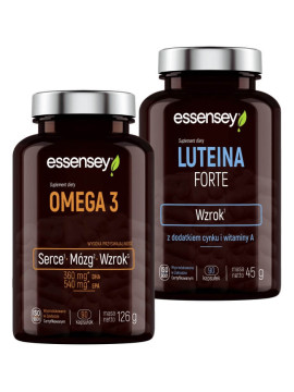 Omega 3 i Luteina Forte | Essensey | Suplementy na wzrok