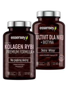 Kolagen Rybi + Multivit Dla Niej | Essesney | Suplementy dla Kobiet