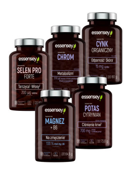 Zestaw Minerałów | Essenesy | Selen Chrom Cynk Magnez Potas
