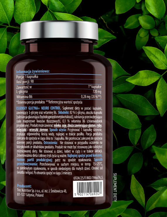Glicyna + Neuro Control w 90 kapsułkach