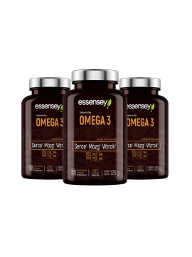 Kwasy tłuszczowe Omega 3 w 90 kapsułkach | Essensey | Kwasy tłuszczowe