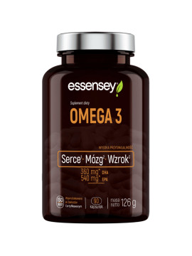 Kwasy tłuszczowe Omega 3 w 90 kapsułkach | Essensey | Kwasy tłuszczowe