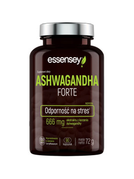 Ashwagandha Forte w 90 kapsułkach | Essensey | Adaptogeny