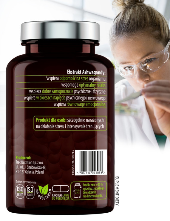 Zestaw Ashwagandha Forte w trzech opakowaniach | Essensey | Adaptogeny