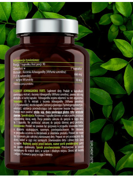 Zestaw Ashwagandha Forte w trzech opakowaniach | Essensey | Adaptogeny