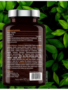 Berberyna + Kurkumina | Essensey | Trawienie glukoza wątroba Berberyna + Kurkumina | Essensey | Trawienie glukoza wątroba