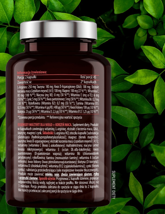 Multivit dla Niego w 90 kapsułkach | Essensey | Libido witalność