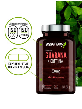 Guarana + Kofeina | Essensey | Energia i pobudzenie