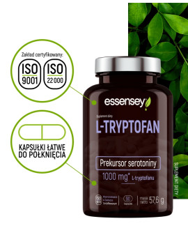 Zestaw Tryptofanu w dwóch opakowaniach | Essensey | Suplementy prozdrowotne Zestaw Tryptofanu w dwóch opakowaniach | Essensey | Suplementy prozdrowotne
