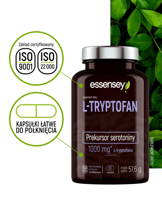 Zestaw Tryptofanu w dwóch opakowaniach | Essensey | Suplementy prozdrowotne Zestaw Tryptofanu w dwóch opakowaniach | Essensey | Suplementy prozdrowotne