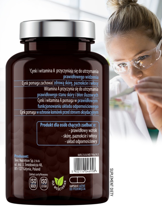 Luteina Forte w 90 kaps | Essensey | Wzrok odporność Skóra Paznokcie