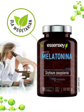 Zestaw Melatoniny w dwóch opakowaniach | Essensey | Na sen regenerację Zestaw Melatoniny w dwóch opakowaniach | Essensey | Na sen regenerację