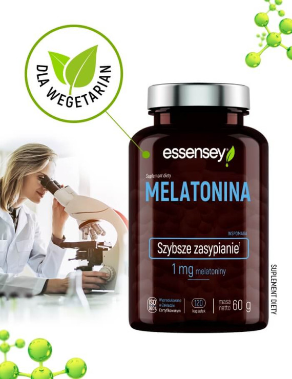 Zestaw Melatoniny w dwóch opakowaniach | Essensey | Na sen regenerację Zestaw Melatoniny w dwóch opakowaniach | Essensey | Na sen regenerację