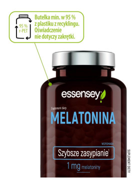 Zestaw Melatoniny w dwóch opakowaniach | Essensey | Na sen regenerację Zestaw Melatoniny w dwóch opakowaniach | Essensey | Na sen regenerację
