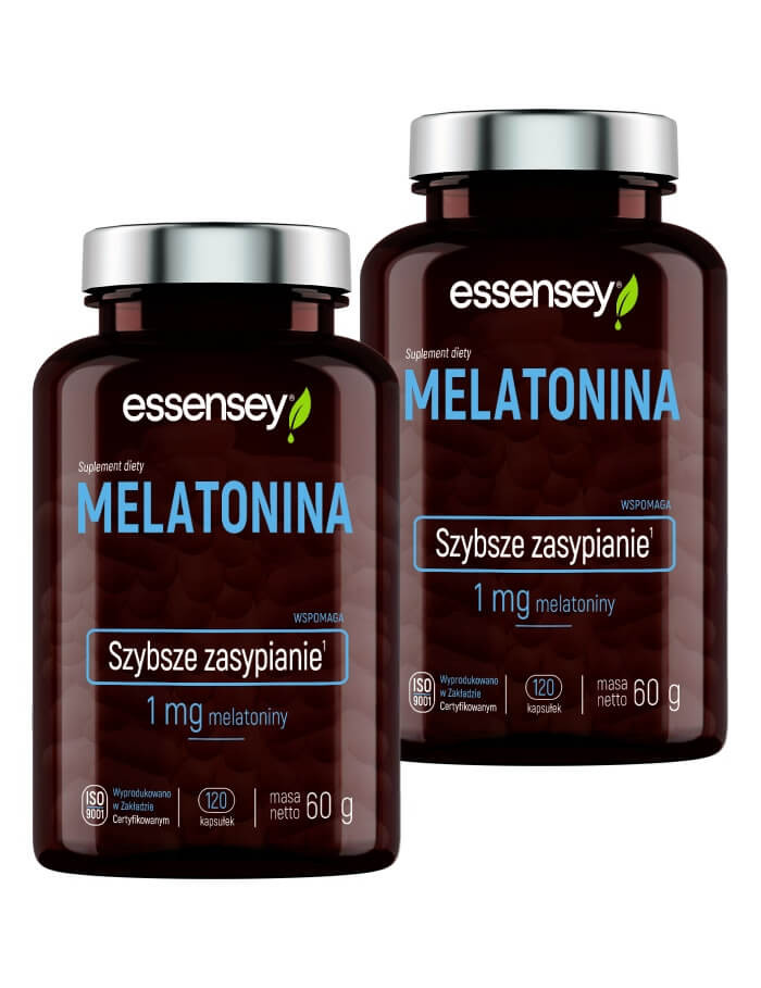 Zestaw Melatoniny w dwóch opakowaniach | Essensey | Na sen regenerację