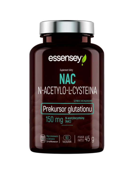 NAC N-acetylo-L-cysteina | Essensey | Aminokwas prekursor glutationu NAC N-acetylo-L-cysteina | Essensey | Aminokwas prekursor glutationu