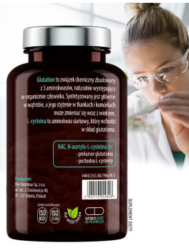 NAC N-acetylo-L-cysteina | Essensey | Aminokwas prekursor glutationu