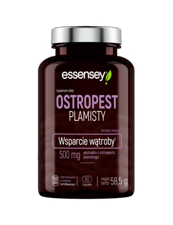 Ostropest plamisty w 90 kapsułkach | Essensey | Na trawienie