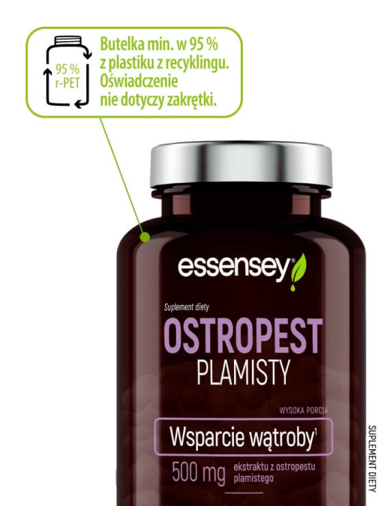 Ostropest plamisty w 90 kapsułkach | Essensey | Na trawienie