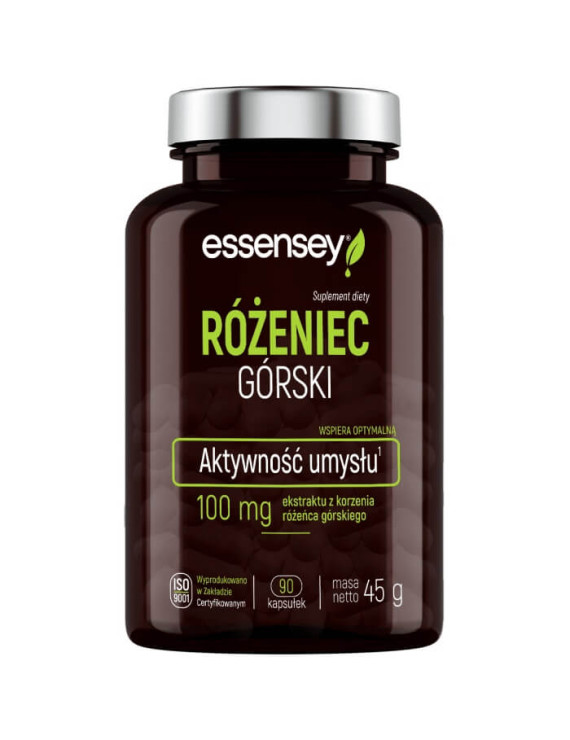 Różeniec Górski w 90 kapsułkach | Essensey | Aktywność umysłu