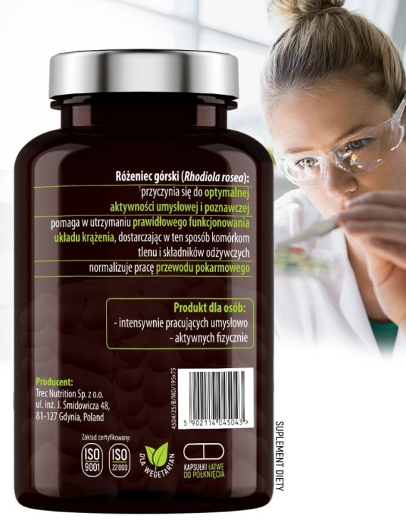 Różeniec Górski w 90 kapsułkach | Essensey | Aktywność umysłu