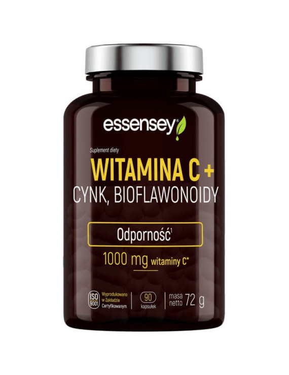Witamina C + Cynk, Biaflowonoidy | Essensey | Odporność Zmęczenie