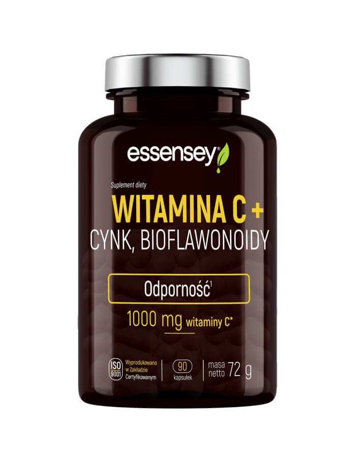 Witamina C + Cynk, Biaflowonoidy | Essensey | Odporność Zmęczenie