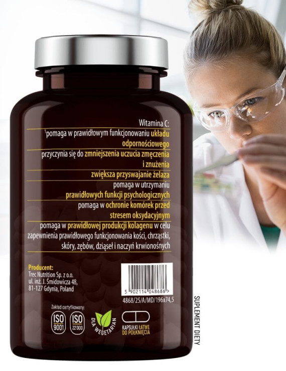 Witamina C + Cynk, Biaflowonoidy | Essensey | Odporność Zmęczenie