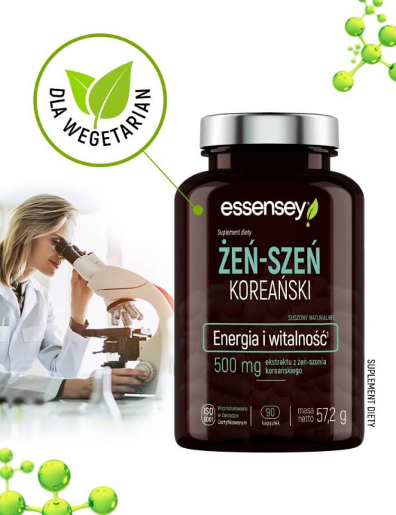 Żeń Szeń Koreański w 90 kapsułkach