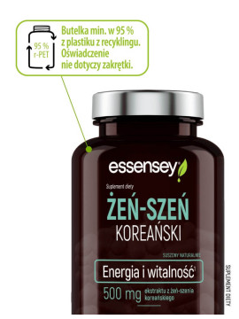 Zestaw Żeń Szeń Koreańskiego w dwóch opakowaniach | Essensey | Adaptogeny