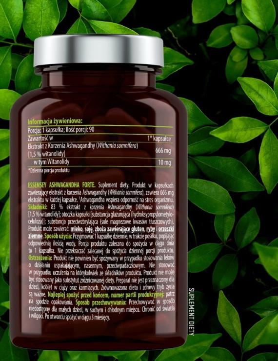 Essensey Ashwagandha Forte + Pillbox | Essensey | Stres Essensey Ashwagandha Forte + Pillbox | Essensey | Stres