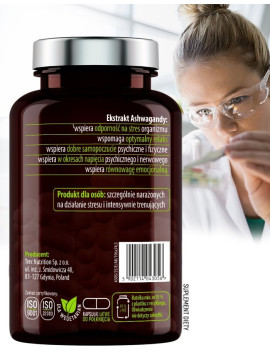 Ashwagandha Forte w trzech opakowaniach | Essensey | Adaptogeny Stres