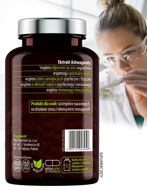 Ashwagandha Forte w trzech opakowaniach | Essensey | Adaptogeny Stres