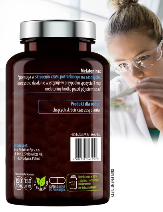 Ashwagandha i Melatonina | Essensey | Wsparcie snu na stres