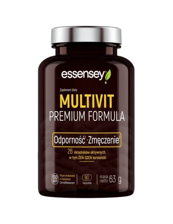 Multivit + Ashwagandha | Essensey | Odporność stres zmęczenie