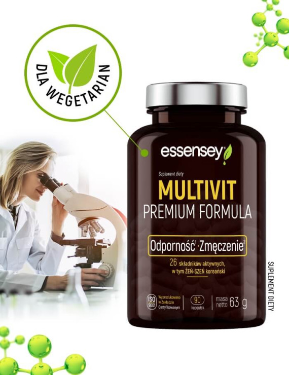 Multivit + Ashwagandha | Essensey | Odporność stres zmęczenie