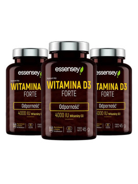 Witamina D3 Forte | Essensey | Odporność Zęby Kości